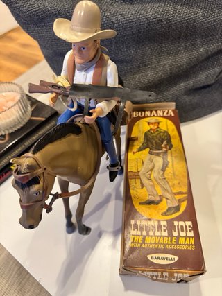 Action Figure Cowboy a Cavallo bonanza baravelli