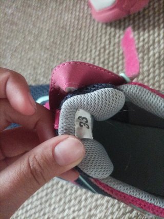 Zapatos montaña rosas Decathlon T33