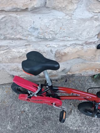 Bicicleta infantil roja TX Cross