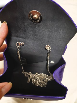 Bolso de fiesta morado