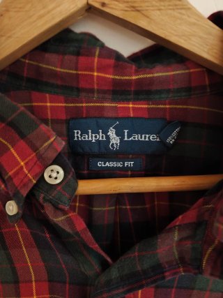 Camisa Ralph Lauren Cuadros Roja y Verde
