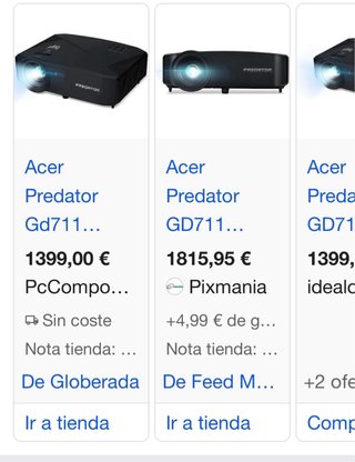 Proyector Gamer Acer Predator GD711 240Hz