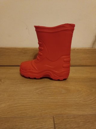 Botas de agua rojas talla 36
