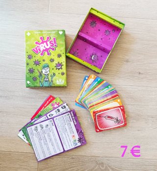 Juegos de mesa (Bang, Virus, Licántropo, +)