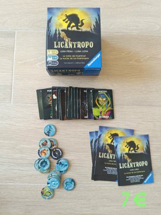 Juegos de mesa (Bang, Virus, Licántropo, +)