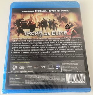 Tropa de élite 2 ( Blu ray ) NUEVO Si envío