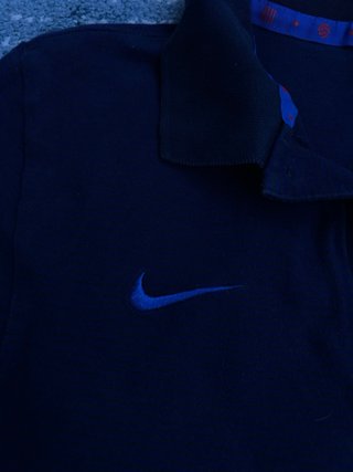 Polo Nike Barça Azul Marino Talla S