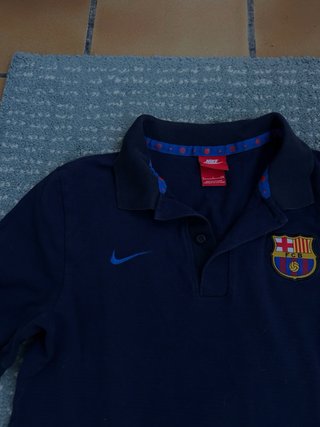Polo Nike Barça Azul Marino Talla S