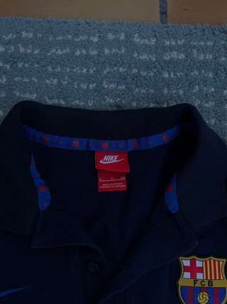 Polo Nike Barça Azul Marino Talla S