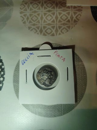 Moneda Antigua Grecia Plata
