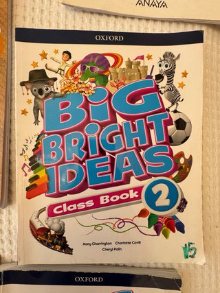 Libros 2 primaria Anaya y big bright ideas