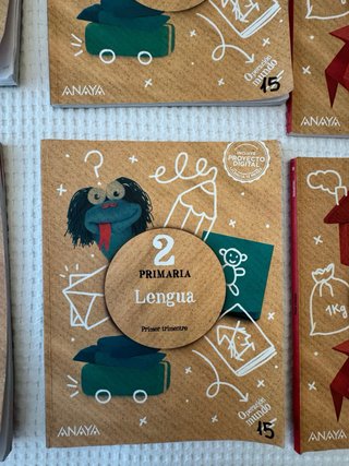Libros 2 primaria Anaya y big bright ideas
