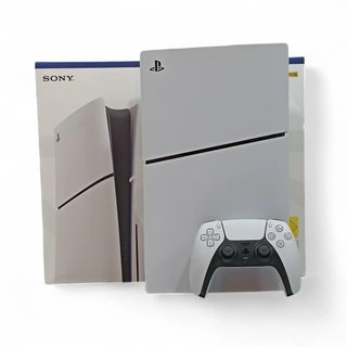 CONSOLA PS5 SLIM STANDART 1TB + MANDO + CABLES + CAJA