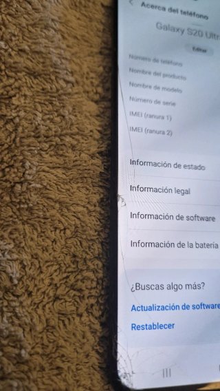 Samsung Galaxy S20 Ultra 5G Negro