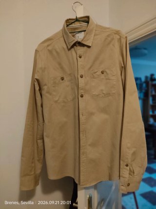 Camisa Springfield Talla M Beige