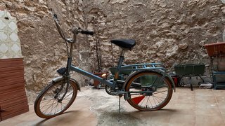 Bicicleta plegable antigua