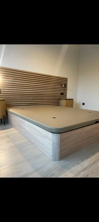 Cama canapé tapizada