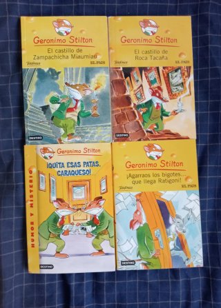 Lote libros Geronimo Stilton
