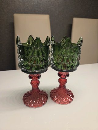 Pareja Portavelas Cristal Vintage Zara Home