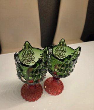 Pareja Portavelas Cristal Vintage Zara Home