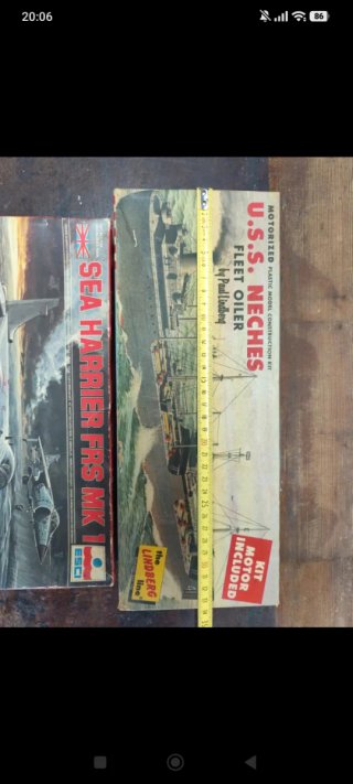 Cajas maquetas antiguas Sea Harrier FRS MK1