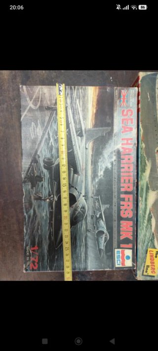 Cajas maquetas antiguas Sea Harrier FRS MK1