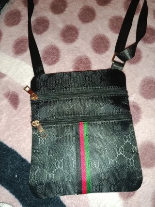Riñonera Gucci Negra Multicolor