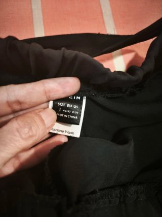 Falda pantalón negra talla única