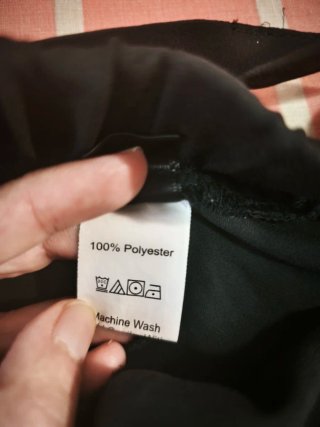 Falda pantalón negra talla única