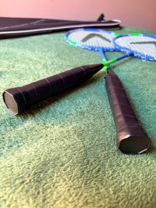 2 racchette da badminton Boomerang + custodia