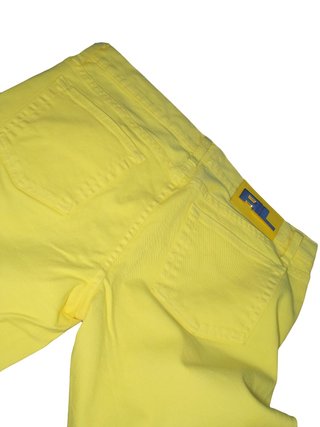 Ralph Lauren Jeans Flare Donna Xl Giallo Denim
