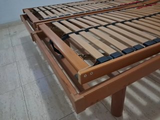 Letto articolato KALYPSO 150x190 +2 materassi in lattice
