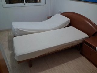 Letto articolato KALYPSO 150x190 +2 materassi in lattice
