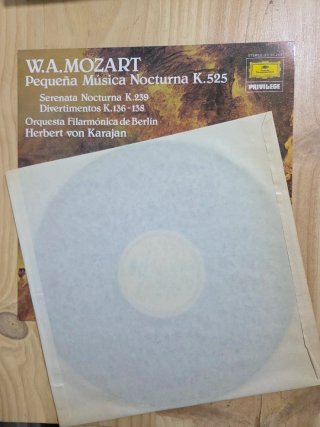 Vinilo Mozart: Música Nocturna K.525 - Karajan
