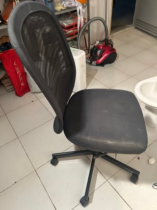 Silla de escritorio negra