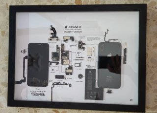 Cuadro IPhone X Despiece