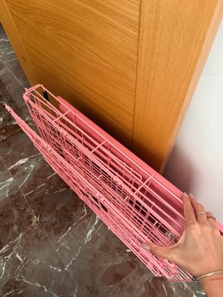 Jaula Perro Rosa 63x44x49 cm