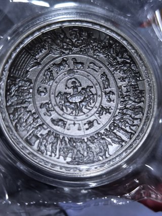 Plata 1/2 Onza Escudo de Aquiles