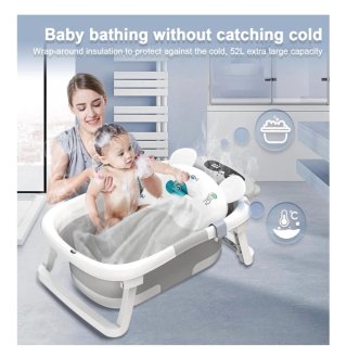 Bañera Plegable Bebé + Cojín Dinosaurio