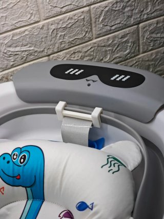 Bañera Plegable Bebé + Cojín Dinosaurio