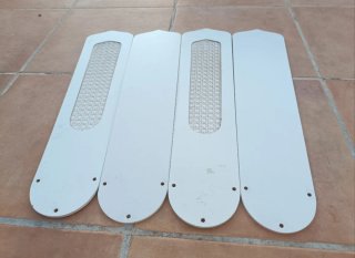 Ventilador de techo blanco
