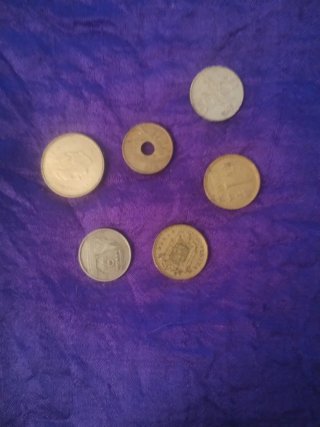 Lote de monedas antiguas