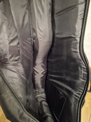Funda para guitarra eléctrica 3 bolsillos negra