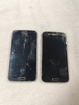 2 Samsung Galaxy S5 (Negro y Blanco)