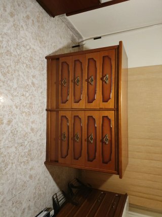 Cómoda clásica 8 cajones madera