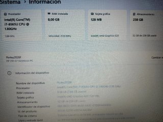 Portátil HP 250 G7 Gris