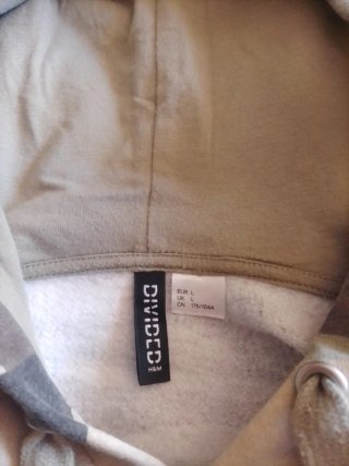 Sudadera con estámoado de camuflaje Gris y Verde
