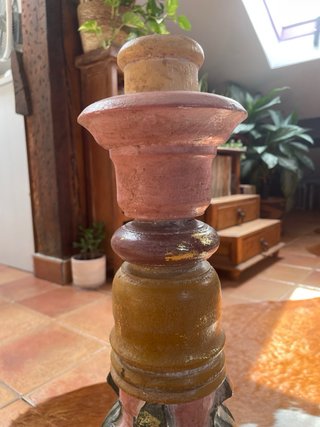 Pie de lámpara vintage