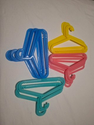 Lote 24 Perchas Ikea Colores