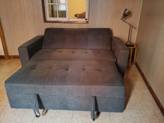 Sillón Cama Gris
